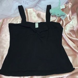 Black H&M twist front cami